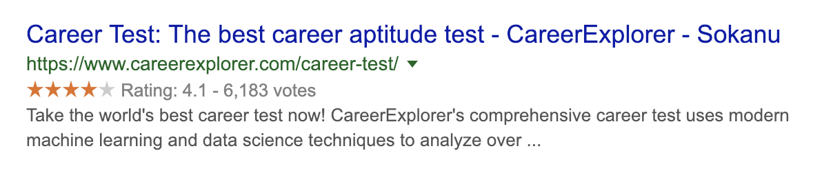 Double title search result